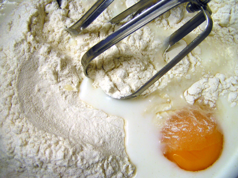 Pancakes in the making